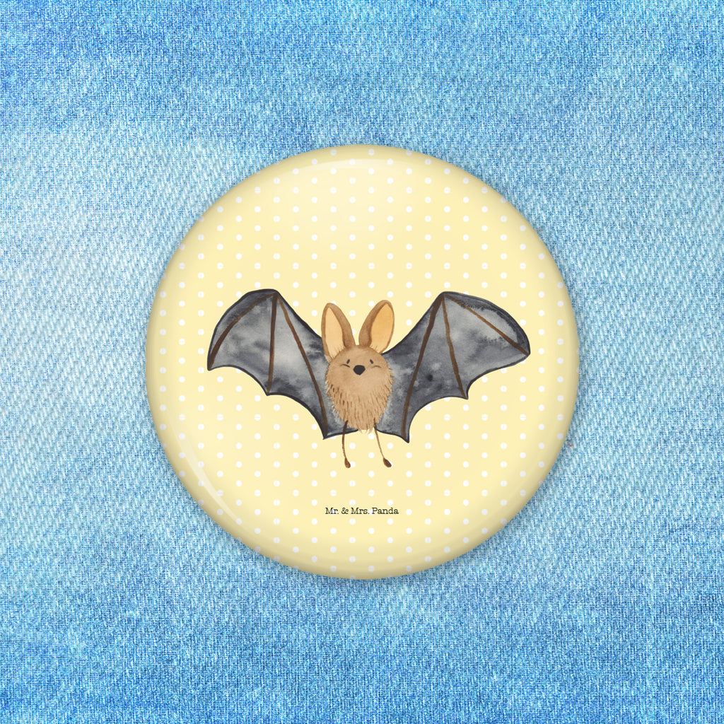 50mm Button Fledermaus Flügel 50mm Button, Button, Pin, Anstecknadel, Tiermotive, Gute Laune, lustige Sprüche, Tiere