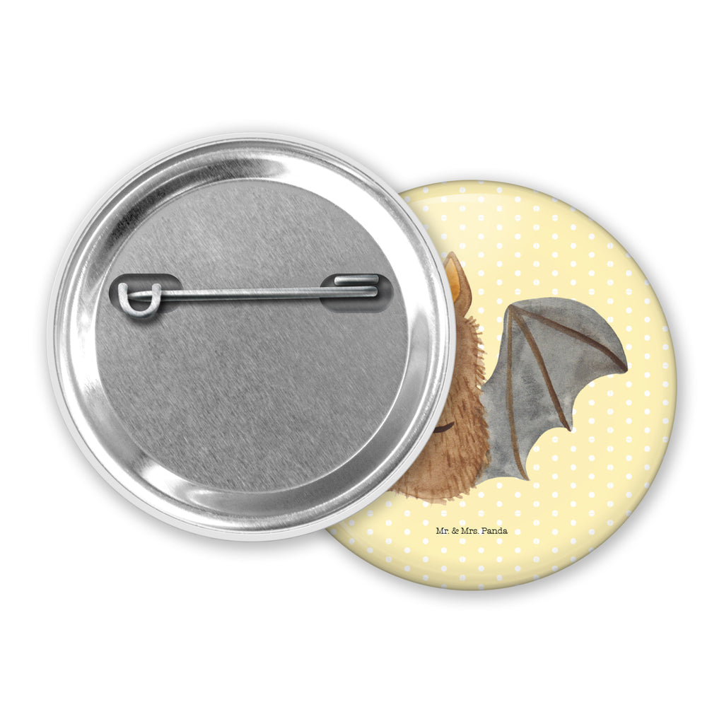50mm Button Fledermaus sitzend 50mm Button, Button, Pin, Anstecknadel, Tiermotive, Gute Laune, lustige Sprüche, Tiere, Fledermaus, Fledermäuse, Motivation, entspannen