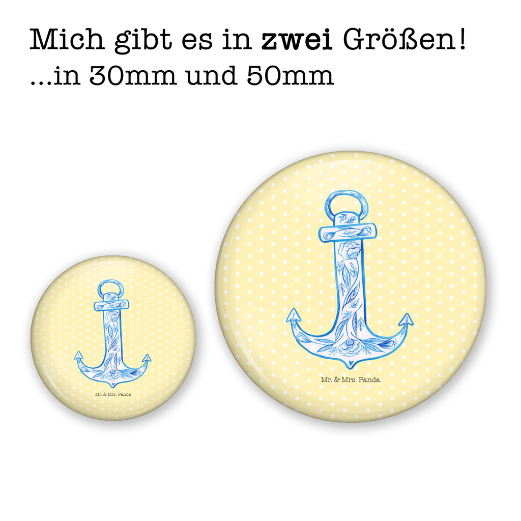 50mm Button Anker Blau 50mm Button, Button, Pin, Anstecknadel, Tiermotive, Gute Laune, lustige Sprüche, Tiere