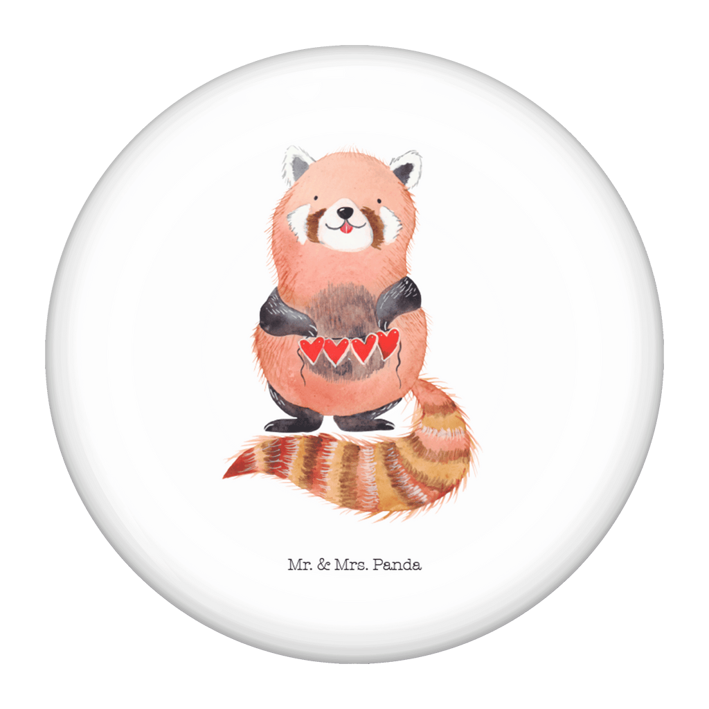 50mm Button Roter Panda 50mm Button, Button, Pin, Anstecknadel, Tiermotive, Gute Laune, lustige Sprüche, Tiere, Panda, Liebe, Rot, Herz, Liebling, Lieblingsmensch