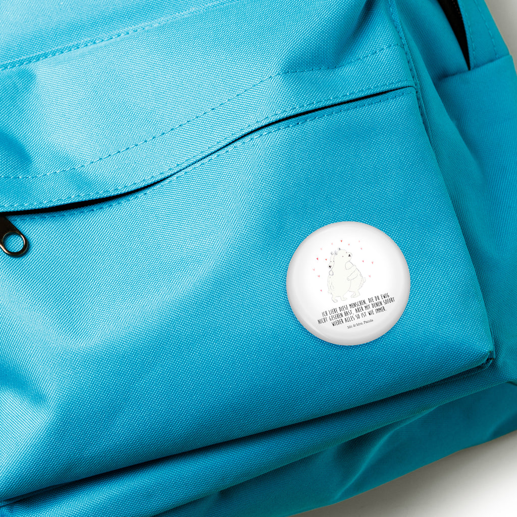 50mm Button Eisbär Umarmen 50mm Button, Button, Pin, Anstecknadel, Tiermotive, Gute Laune, lustige Sprüche, Tiere