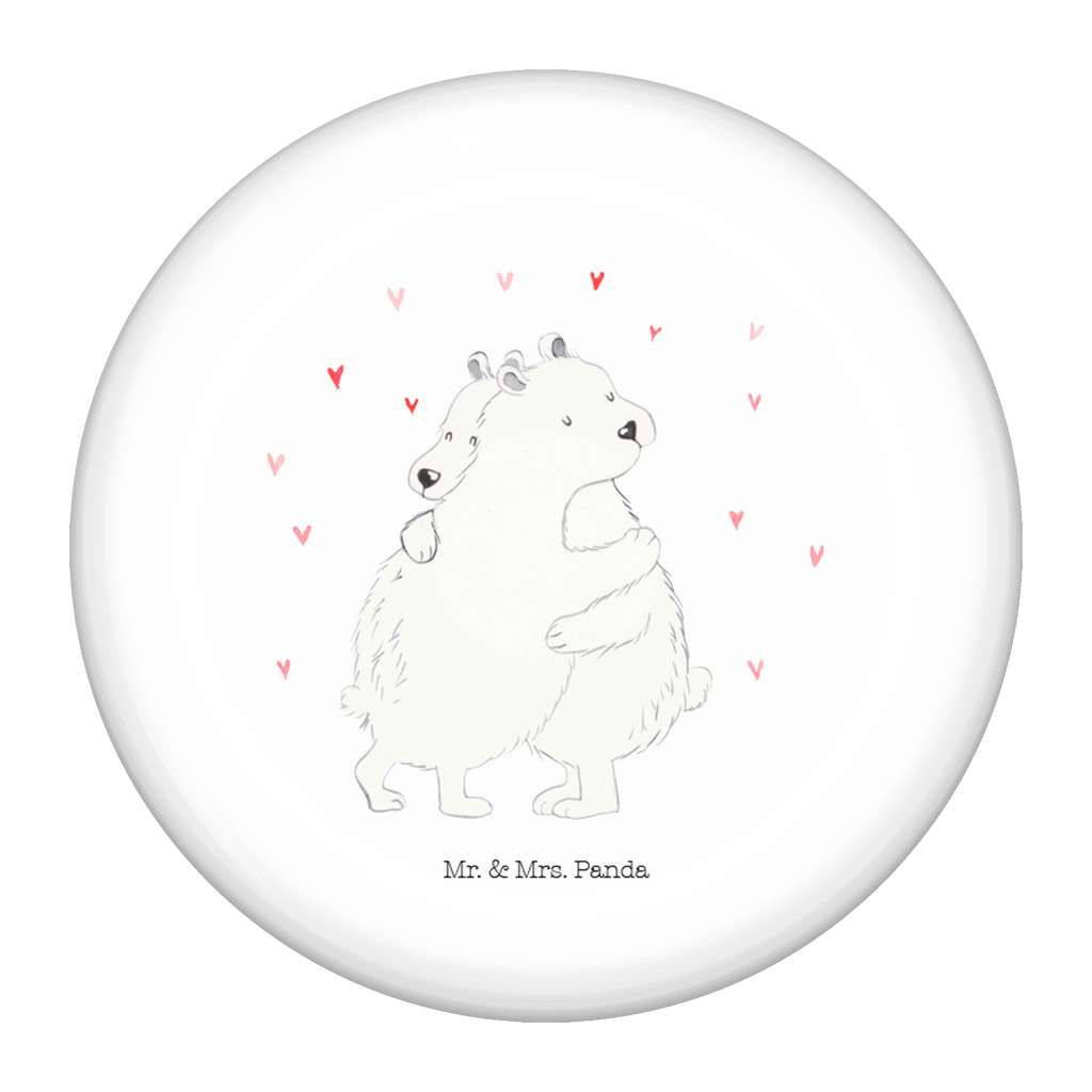 50mm Button Eisbär Umarmen 50mm Button, Button, Pin, Anstecknadel, Tiermotive, Gute Laune, lustige Sprüche, Tiere