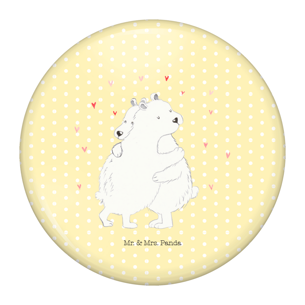 50mm Button Eisbär Umarmen 50mm Button, Button, Pin, Anstecknadel, Tiermotive, Gute Laune, lustige Sprüche, Tiere