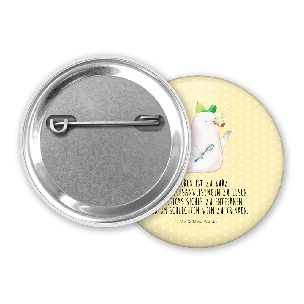 50mm Button Robbe Sherlock 50mm Button, Button, Pin, Anstecknadel, Tiermotive, Gute Laune, lustige Sprüche, Tiere