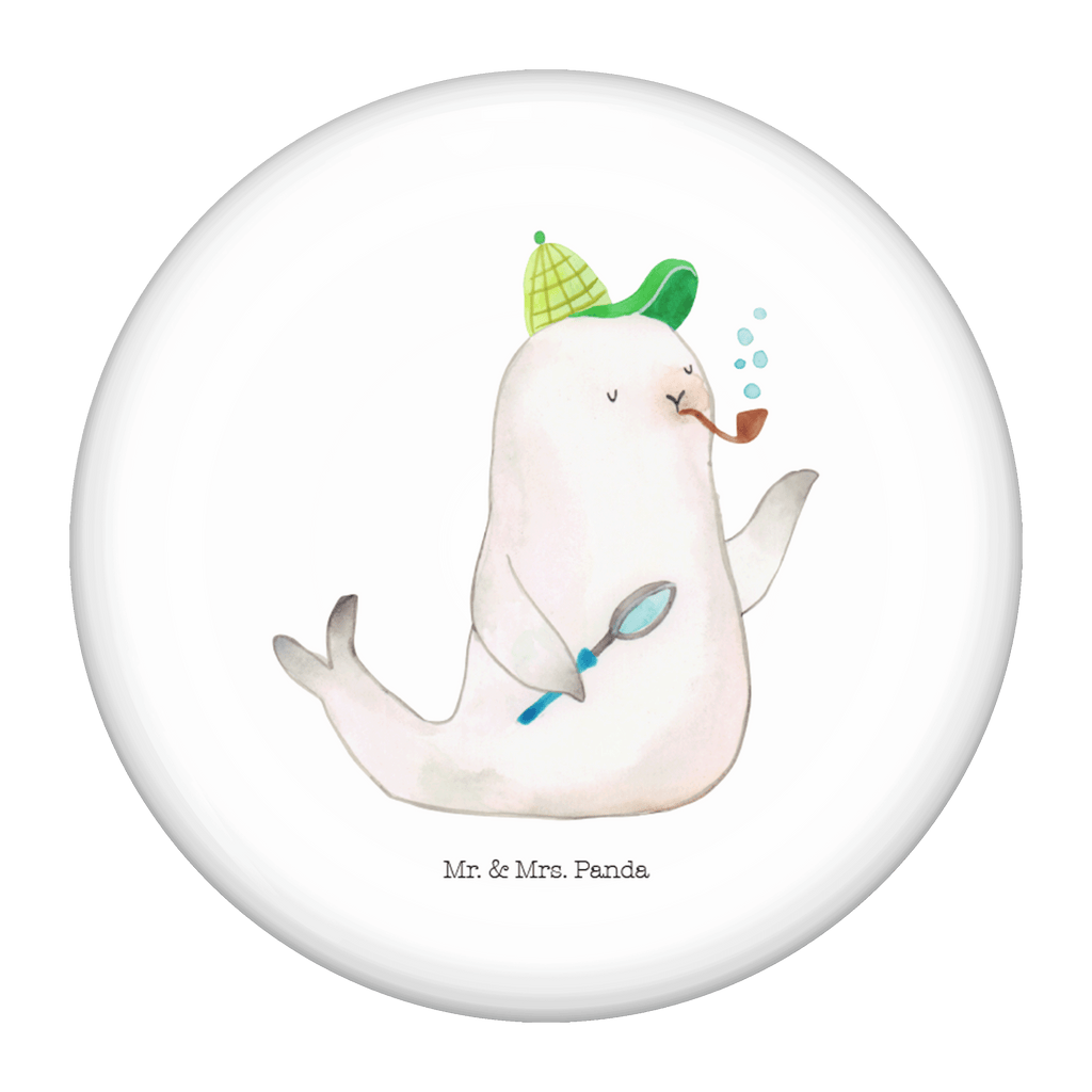 50mm Button Robbe Sherlock 50mm Button, Button, Pin, Anstecknadel, Tiermotive, Gute Laune, lustige Sprüche, Tiere