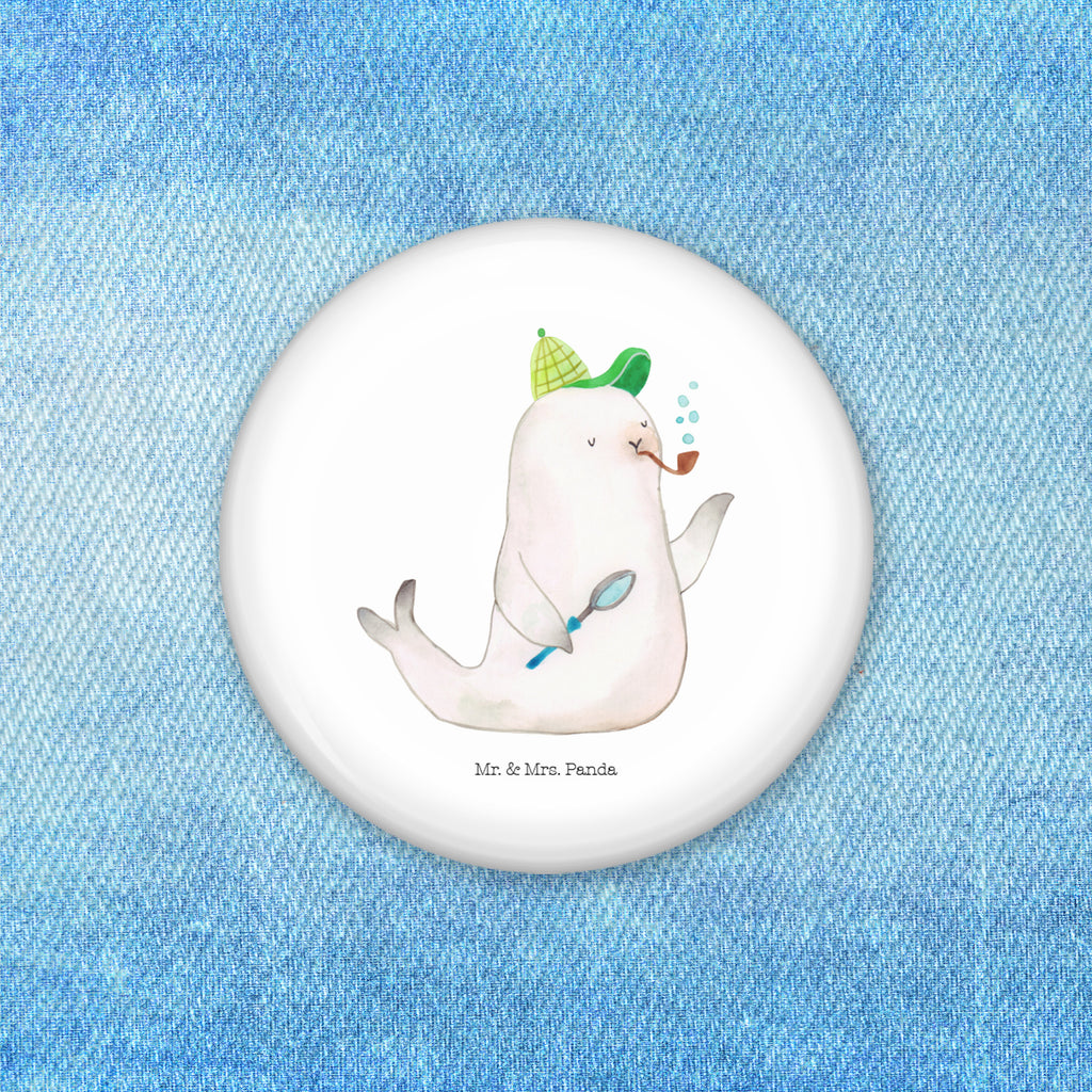 50mm Button Robbe Sherlock 50mm Button, Button, Pin, Anstecknadel, Tiermotive, Gute Laune, lustige Sprüche, Tiere