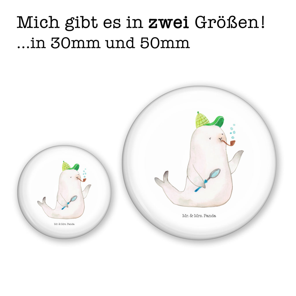 50mm Button Robbe Sherlock 50mm Button, Button, Pin, Anstecknadel, Tiermotive, Gute Laune, lustige Sprüche, Tiere