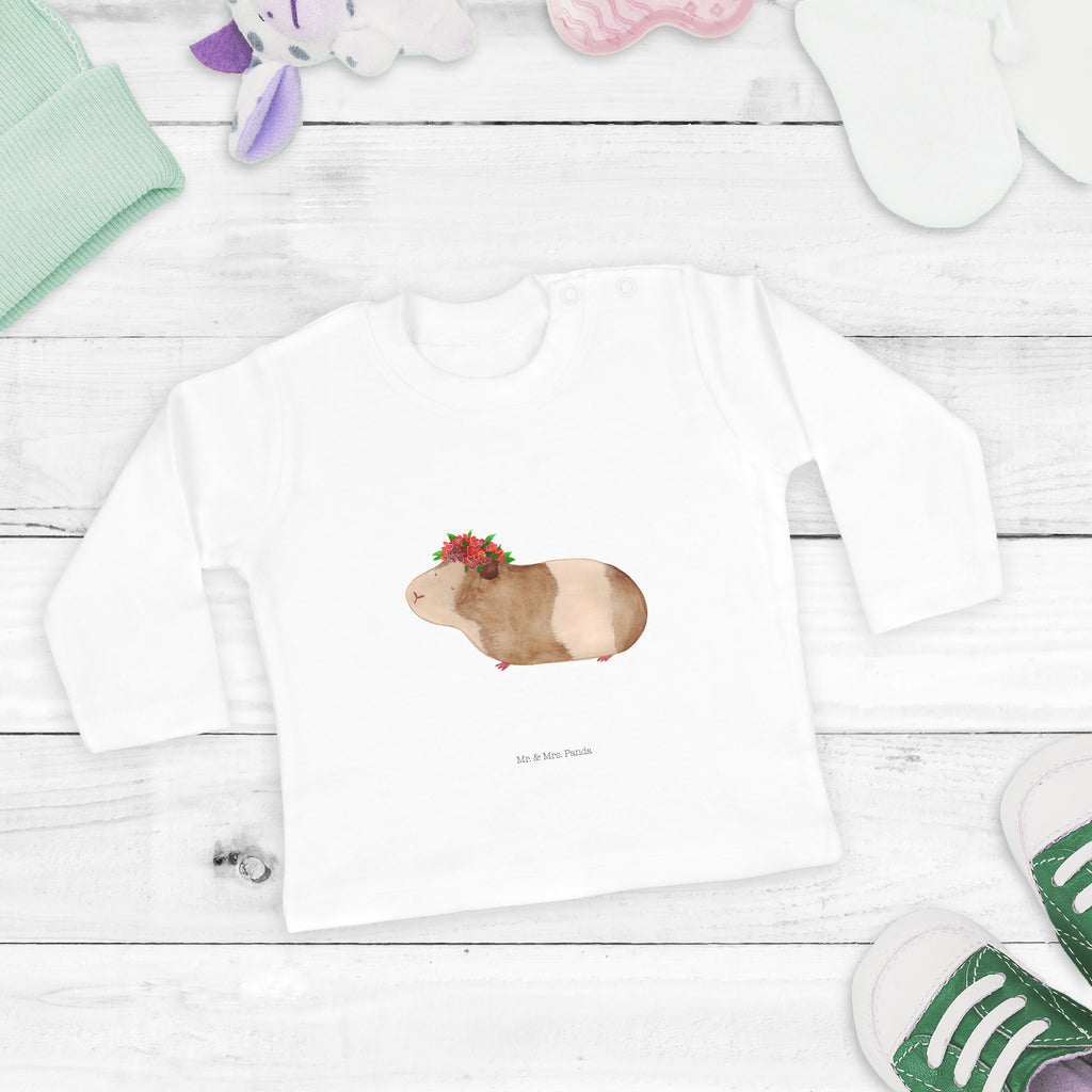 3-6 Monate Baby Longsleeve Meerschweinchen weise Mädchen, Jungen, Baby, Langarm, Bio, Kleidung, Tiermotive, Gute Laune, lustige Sprüche, Tiere, Meerschweinchen, Meerie, Meeries, Wunder, Blumenkind, Realität, Spruch, Weisheit, Motivation, Wunderland