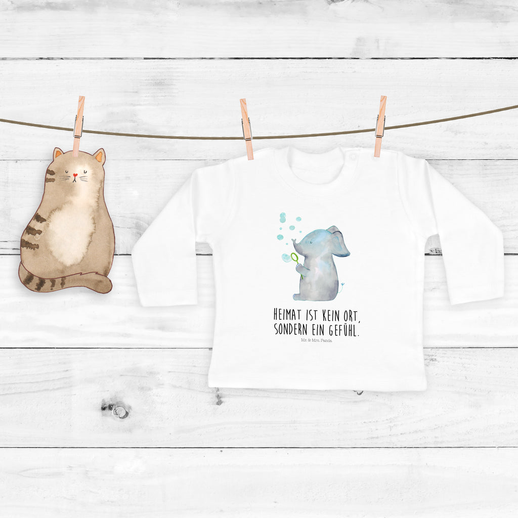 3-6 Monate Baby Longsleeve Elefant Seifenblasen