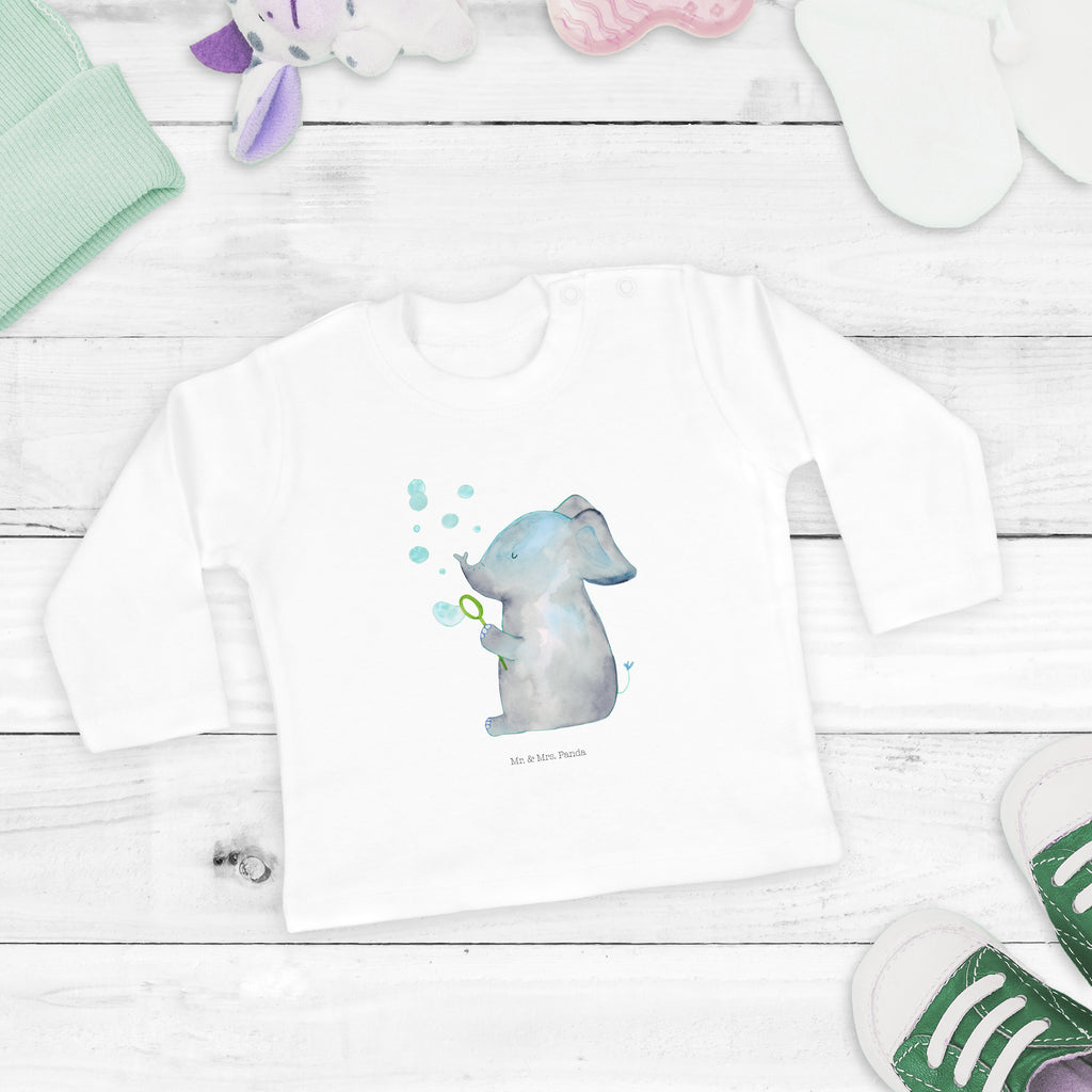 3-6 Monate Baby Longsleeve Elefant Seifenblasen
