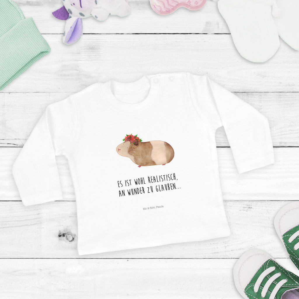 6-12 Monate Baby Longsleeve Meerschweinchen weise Mädchen, Jungen, Baby, Longsleeve, Langarm, Bio, Kleidung, uni, Langarmshirt, Tiermotive, Gute Laune, lustige Sprüche, Tiere, Meerschweinchen, Meerie, Meeries, Wunder, Blumenkind, Realität, Spruch, Weisheit, Motivation, Wunderland