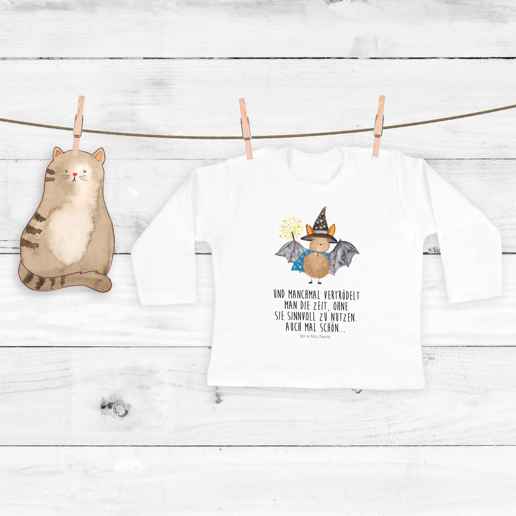6-12 Monate Baby Longsleeve Fledermaus Zauberer Mädchen, Jungen, Baby, Longsleeve, Langarm, Bio, Kleidung, uni, Langarmshirt, Tiermotive, Gute Laune, lustige Sprüche, Tiere, Fledermaus, Fledermäuse, Zauberer, Magier, Frauen, reinsteigern