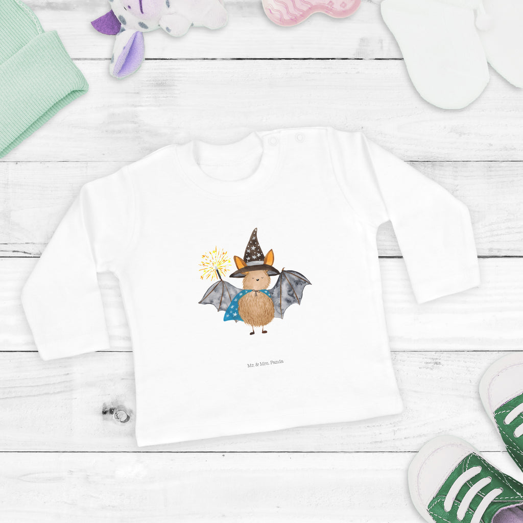 6-12 Monate Baby Longsleeve Fledermaus Zauberer Mädchen, Jungen, Baby, Longsleeve, Langarm, Bio, Kleidung, uni, Langarmshirt, Tiermotive, Gute Laune, lustige Sprüche, Tiere, Fledermaus, Fledermäuse, Zauberer, Magier, Frauen, reinsteigern