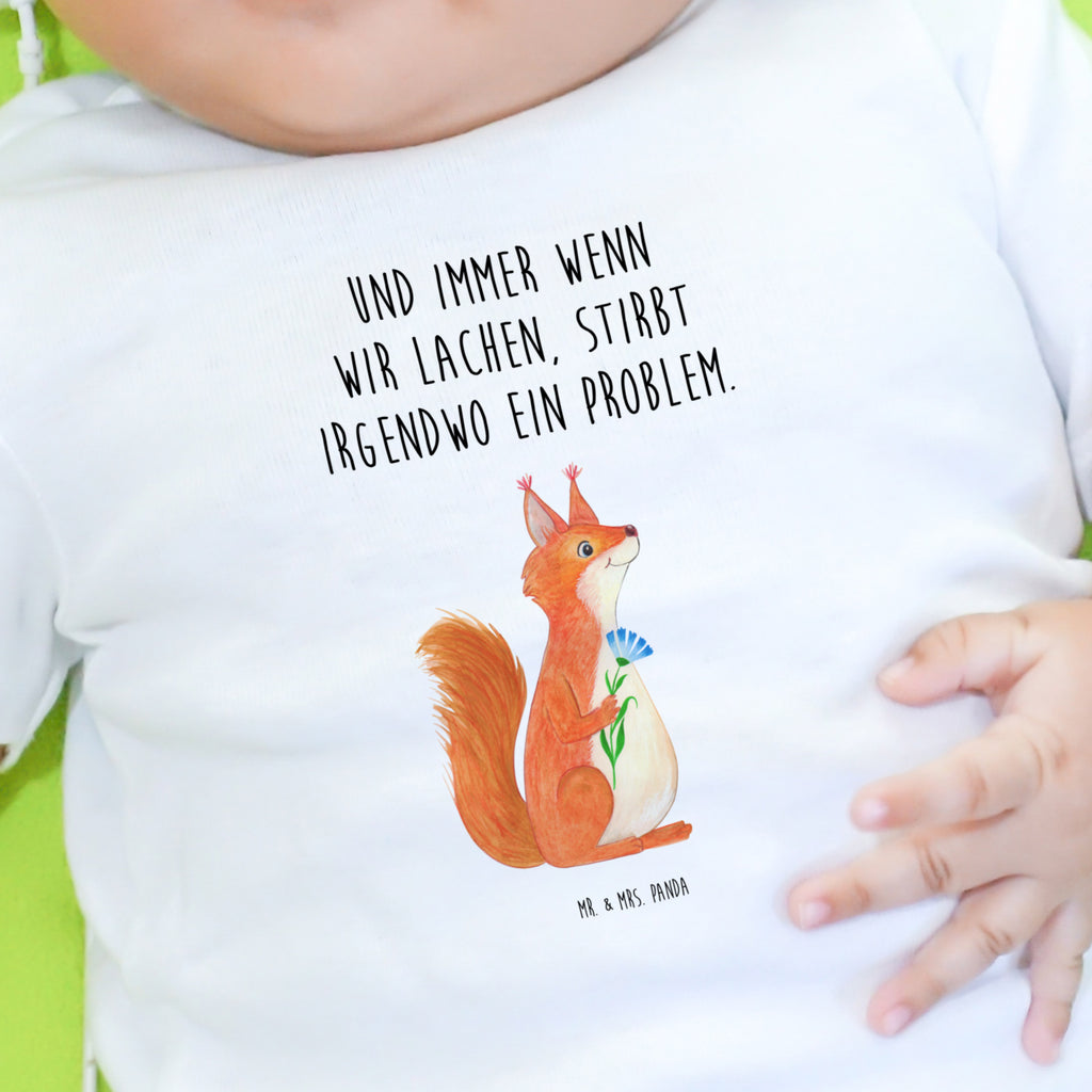 12-18 Monate Baby Longsleeve Eichhörnchen Blume