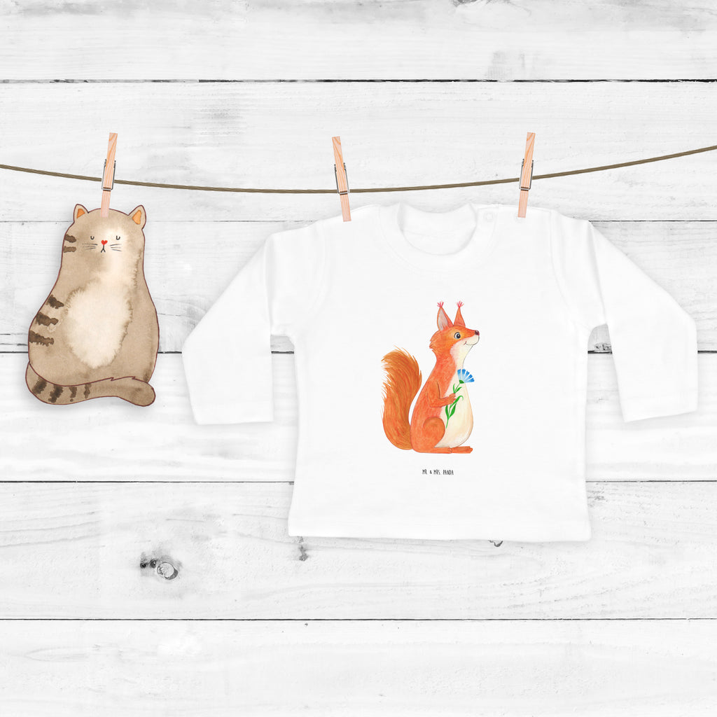12-18 Monate Baby Longsleeve Eichhörnchen Blume