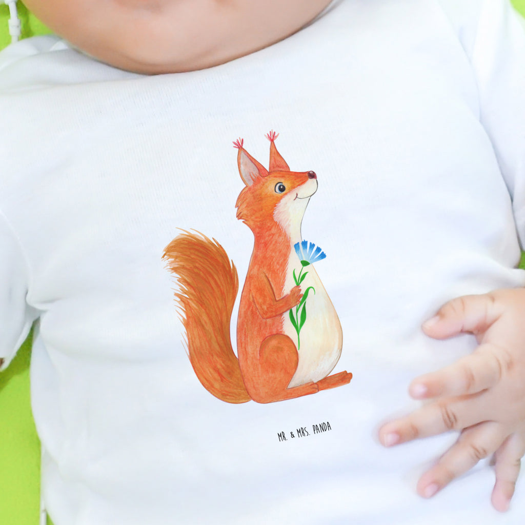 12-18 Monate Baby Longsleeve Eichhörnchen Blume