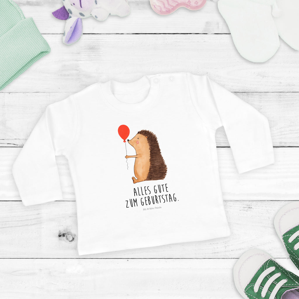 12-18 Monate Baby Longsleeve Igel mit Luftballon