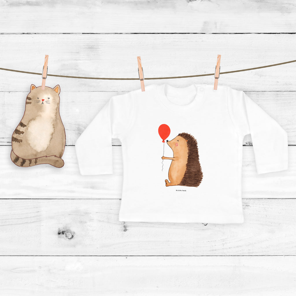 12-18 Monate Baby Longsleeve Igel mit Luftballon