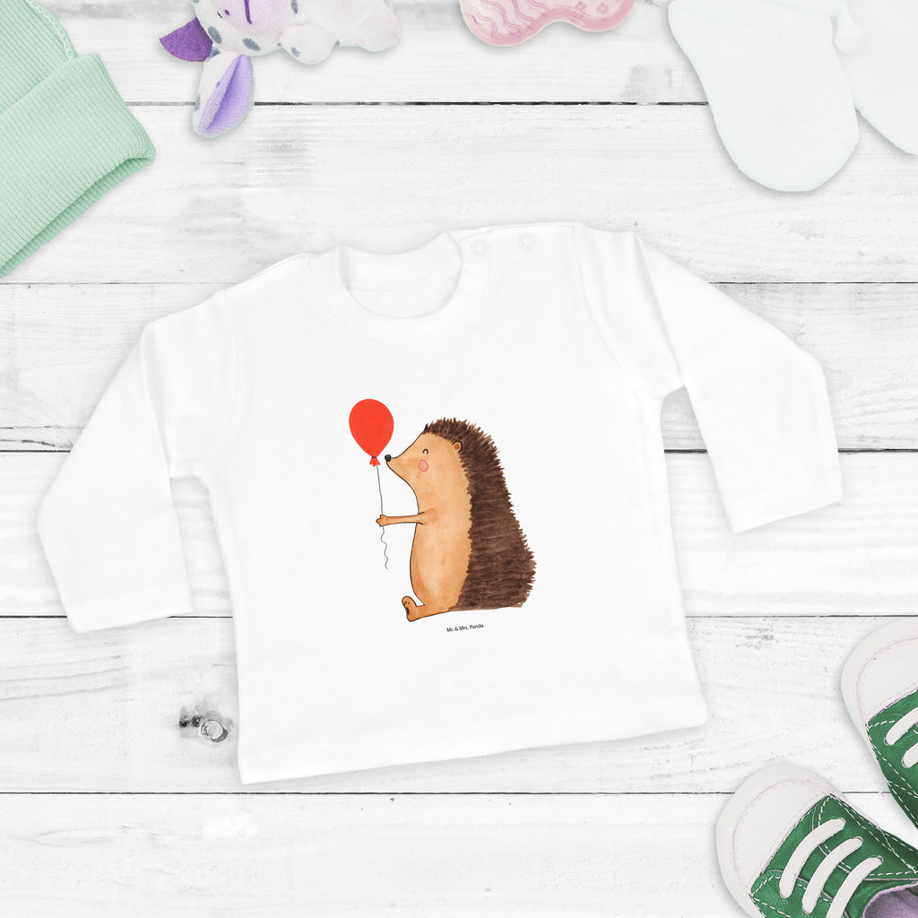 12-18 Monate Baby Longsleeve Igel mit Luftballon