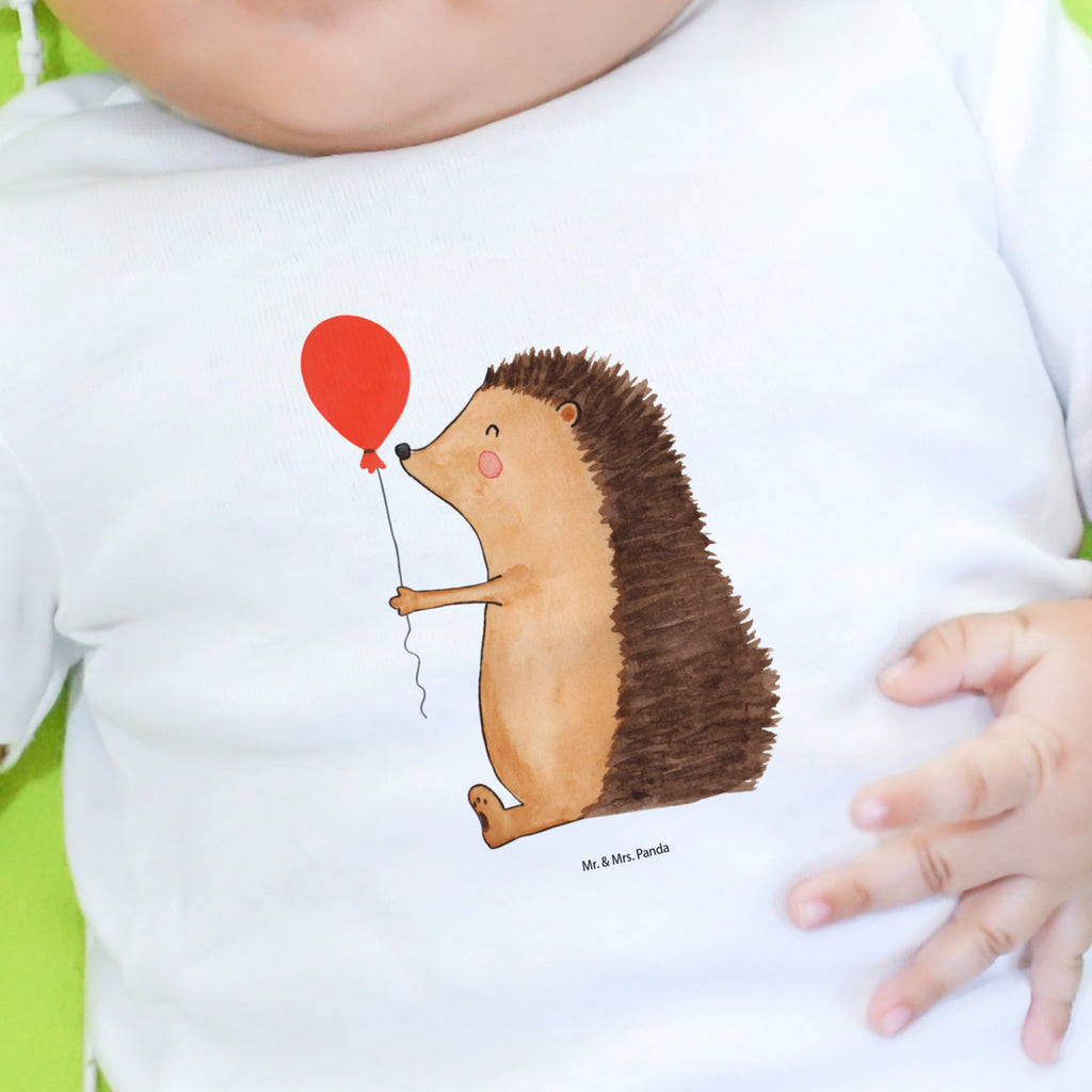 12-18 Monate Baby Longsleeve Igel mit Luftballon