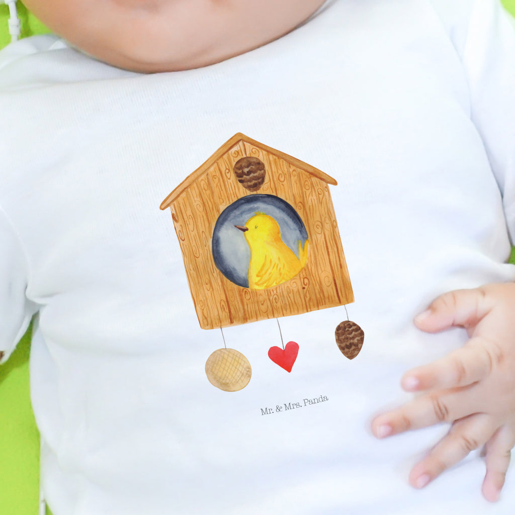 12-18 Monate Baby Longsleeve Vogelhaus sweet Home Mädchen, Jungen, Baby, Langarm, Bio, Kleidung, Tiermotive, Gute Laune, lustige Sprüche, Tiere, Vogelhaus, Vogel, Home sweet Home, Einzug, Umzug, Geschenk, Einzugsgeschenk, Hausbau, Haus