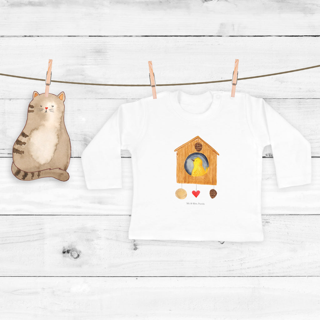 18-24 Monate Baby Longsleeve Vogelhaus Mädchen, Jungen, Baby, Langarm, Bio, Kleidung, Longsleeve, Tiermotive, Gute Laune, lustige Sprüche, Tiere, Vogel, Vögel, Vogelhaus, Vogelhäuschen, Home sweet home, Zuhause, Nest, Eigenheim, Familie, Wohnung, Haus, unser Haus, Lieblingsort, Castle