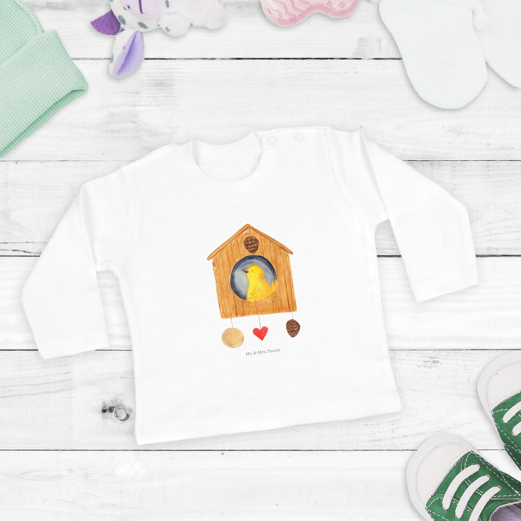 18-24 Monate Baby Longsleeve Vogelhaus Mädchen, Jungen, Baby, Langarm, Bio, Kleidung, Longsleeve, Tiermotive, Gute Laune, lustige Sprüche, Tiere, Vogel, Vögel, Vogelhaus, Vogelhäuschen, Home sweet home, Zuhause, Nest, Eigenheim, Familie, Wohnung, Haus, unser Haus, Lieblingsort, Castle