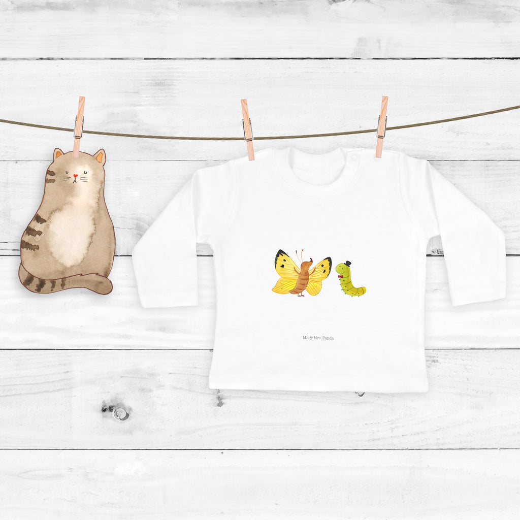 12-18 Monate Baby Longsleeve Raupe & Schmetterling Mädchen, Jungen, Baby, Langarm, Bio, Kleidung, Tiermotive, Gute Laune, lustige Sprüche, Tiere, Raupe, Schmetterling, Zitronenfalter, Entwicklung, Erwachsen werden, Kokon, Hut, Hütchen, Schönheit, Aufwachsen