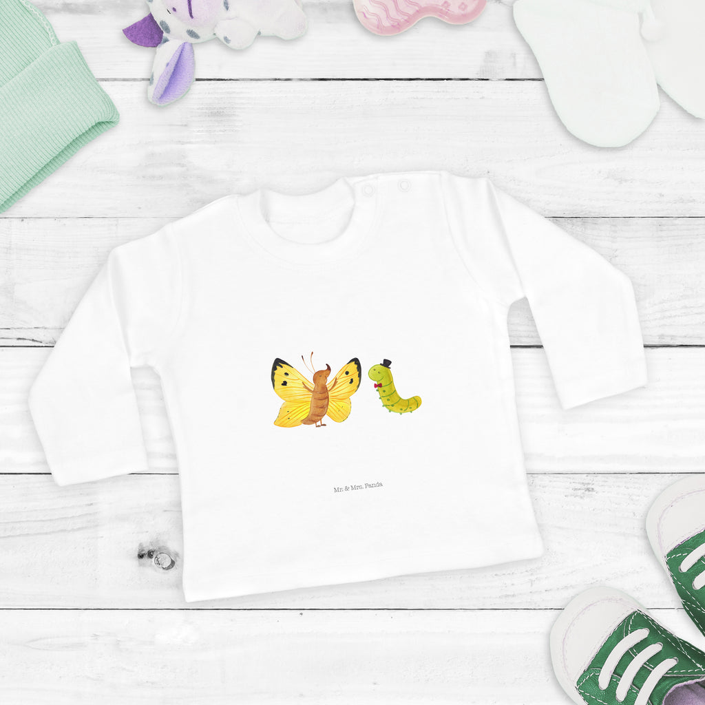 12-18 Monate Baby Longsleeve Raupe & Schmetterling Mädchen, Jungen, Baby, Langarm, Bio, Kleidung, Tiermotive, Gute Laune, lustige Sprüche, Tiere, Raupe, Schmetterling, Zitronenfalter, Entwicklung, Erwachsen werden, Kokon, Hut, Hütchen, Schönheit, Aufwachsen