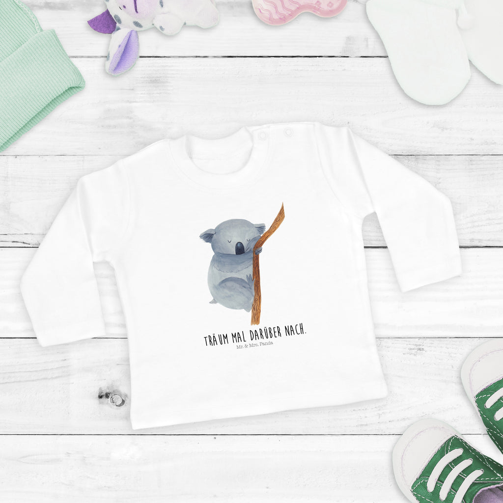 12-18 Monate Baby Longsleeve Koalabär Mädchen, Jungen, Baby, Langarm, Bio, Kleidung, Tiermotive, Gute Laune, lustige Sprüche, Tiere, Koala, träumen, Traum, schlafen, Schlafzimmer, Traumland, Bär, Koalabär