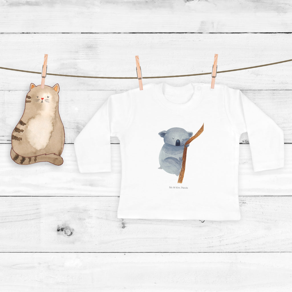 12-18 Monate Baby Longsleeve Koalabär Mädchen, Jungen, Baby, Langarm, Bio, Kleidung, Tiermotive, Gute Laune, lustige Sprüche, Tiere, Koala, träumen, Traum, schlafen, Schlafzimmer, Traumland, Bär, Koalabär