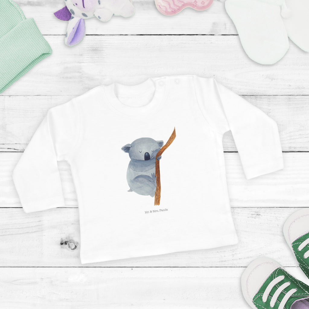 12-18 Monate Baby Longsleeve Koalabär Mädchen, Jungen, Baby, Langarm, Bio, Kleidung, Tiermotive, Gute Laune, lustige Sprüche, Tiere, Koala, träumen, Traum, schlafen, Schlafzimmer, Traumland, Bär, Koalabär