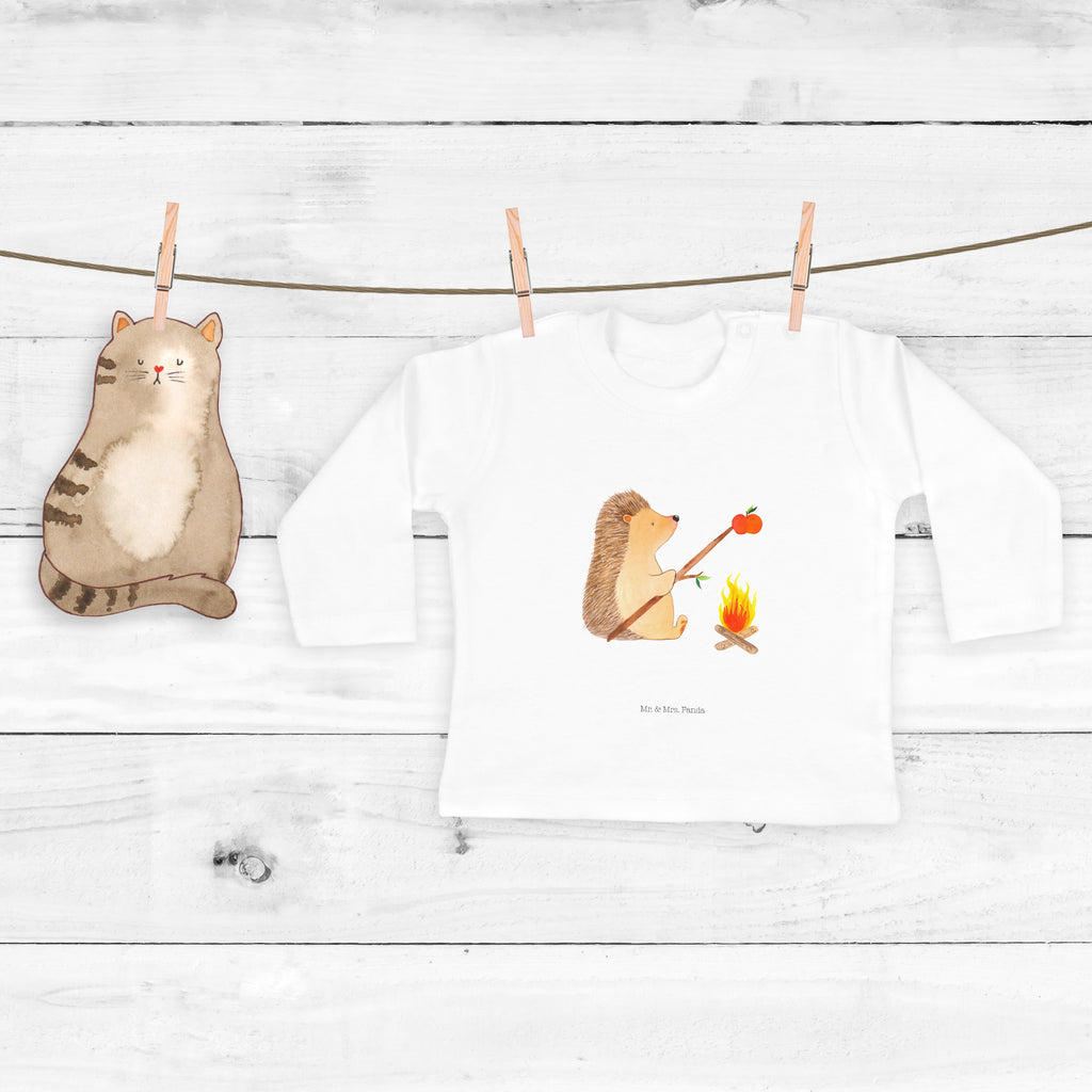 12-18 Monate Baby Longsleeve Igel grillt Mädchen, Jungen, Baby, Langarm, Bio, Kleidung, Tiermotive, Gute Laune, lustige Sprüche, Tiere, Igel, Grillen, Ziele, Motivation, arbeitslos, Sinn des Lebens, Spruch
