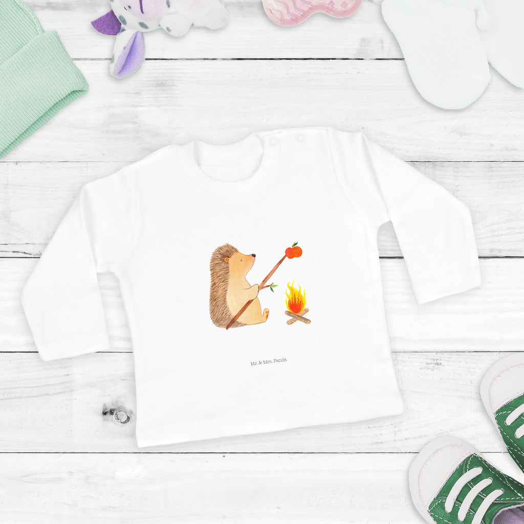 12-18 Monate Baby Longsleeve Igel grillt Mädchen, Jungen, Baby, Langarm, Bio, Kleidung, Tiermotive, Gute Laune, lustige Sprüche, Tiere, Igel, Grillen, Ziele, Motivation, arbeitslos, Sinn des Lebens, Spruch