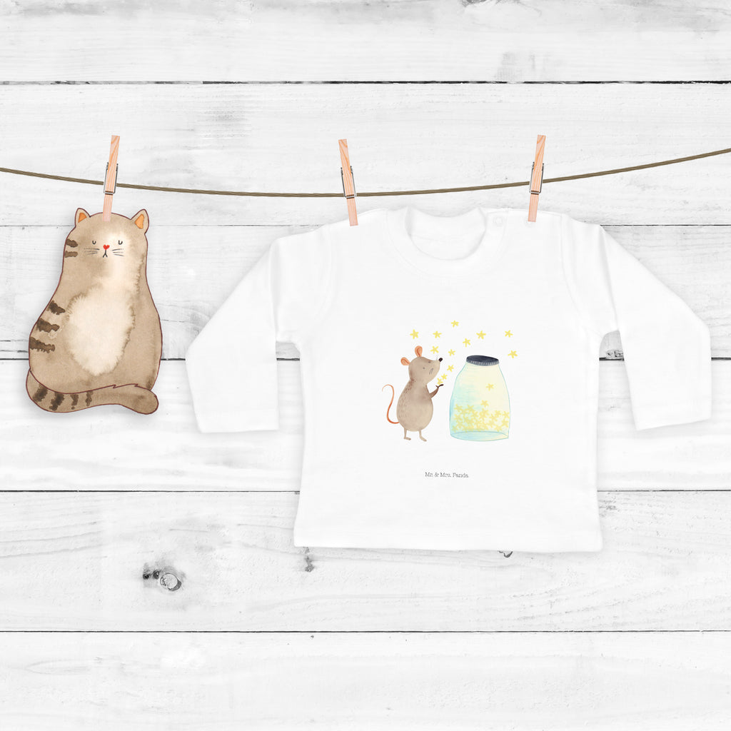 12-18 Monate Baby Longsleeve Maus Sterne Mädchen, Jungen, Baby, Langarm, Bio, Kleidung, Tiermotive, Gute Laune, lustige Sprüche, Tiere, Maus, Sterne, Wunsch, Kind, Taufe, Taufgeschenk, Geburt, Schwangerschaft, erstes Kind, Kindergeburtstag, Geburtstag, Hoffnung, Träume