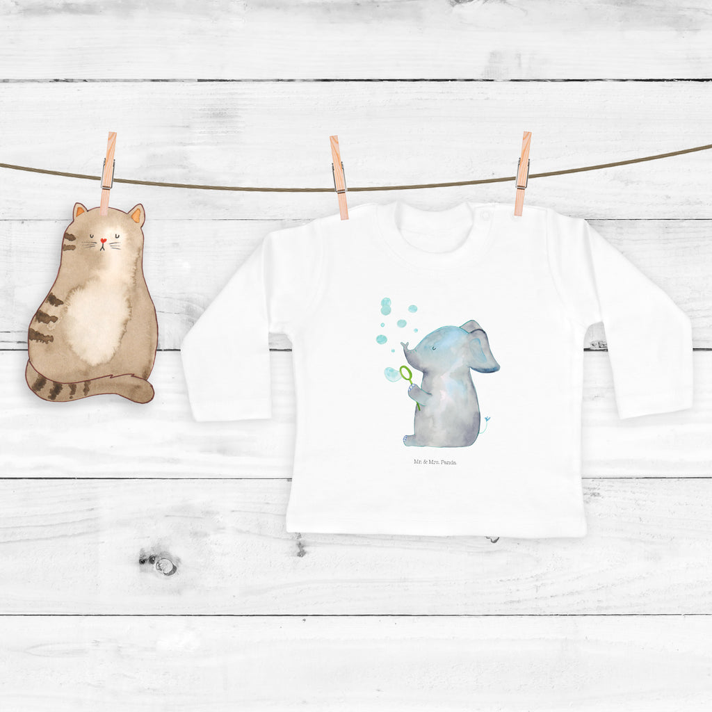 18-24 Monate Baby Longsleeve Elefant Seifenblasen