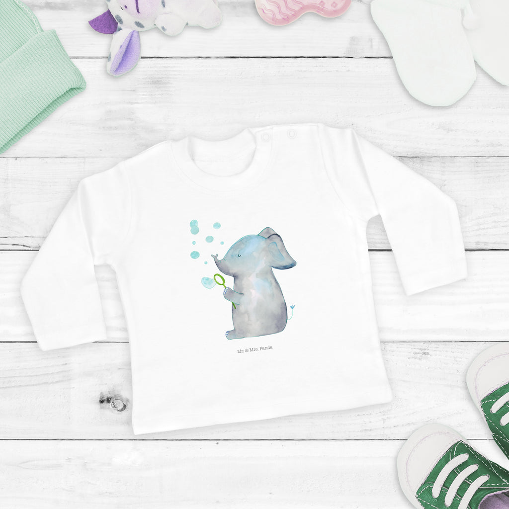 18-24 Monate Baby Longsleeve Elefant Seifenblasen