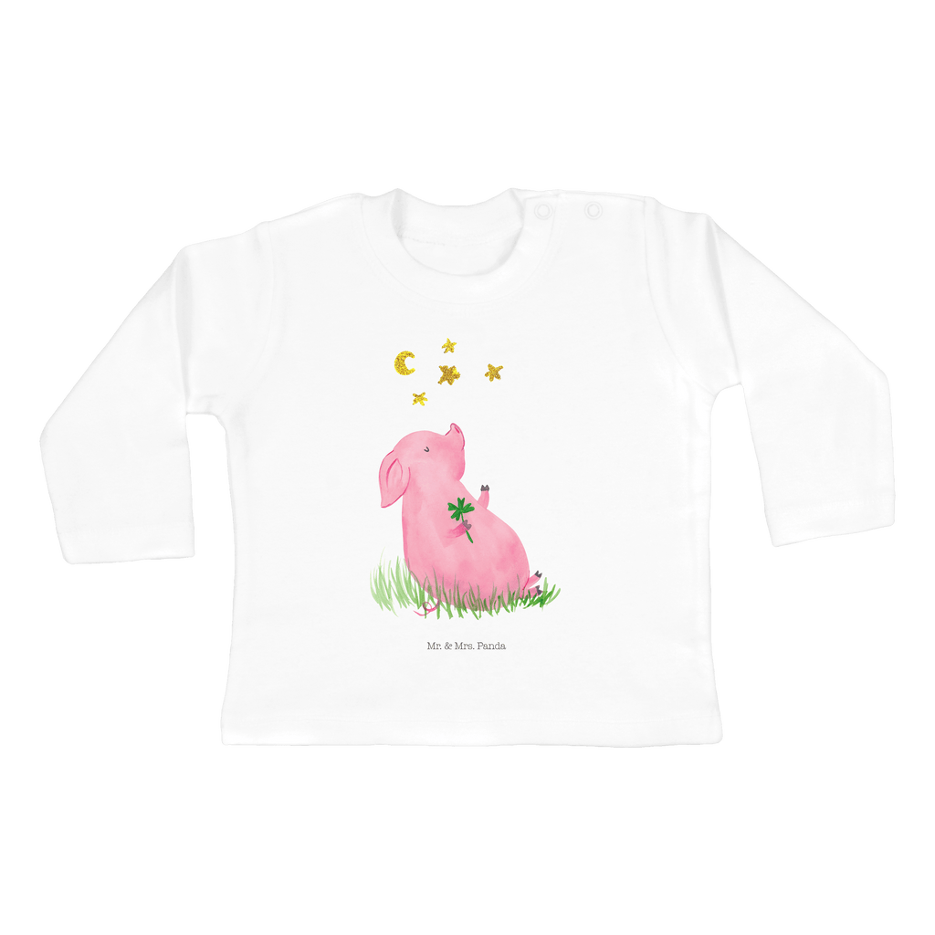 18-24 Monate Baby Longsleeve Glücksschwein Mädchen, Jungen, Baby, Langarm, Bio, Kleidung, Longsleeve, Tiermotive, Gute Laune, lustige Sprüche, Tiere, Glücksschwein. Glück, Schwein, Schweinchen, Sterne, Sernchen, Ziele, Träume, Motivation, Glücksbringer