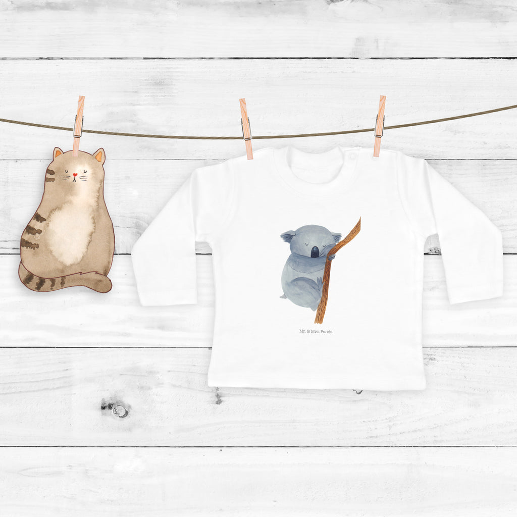 18-24 Monate Baby Longsleeve Koalabär Mädchen, Jungen, Baby, Langarm, Bio, Kleidung, Longsleeve, Tiermotive, Gute Laune, lustige Sprüche, Tiere, Koala, träumen, Traum, schlafen, Schlafzimmer, Traumland, Bär, Koalabär
