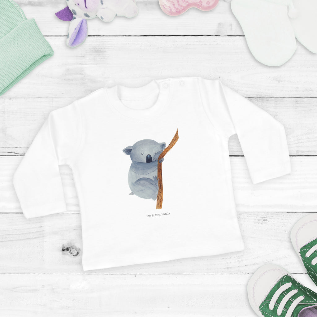 18-24 Monate Baby Longsleeve Koalabär Mädchen, Jungen, Baby, Langarm, Bio, Kleidung, Longsleeve, Tiermotive, Gute Laune, lustige Sprüche, Tiere, Koala, träumen, Traum, schlafen, Schlafzimmer, Traumland, Bär, Koalabär