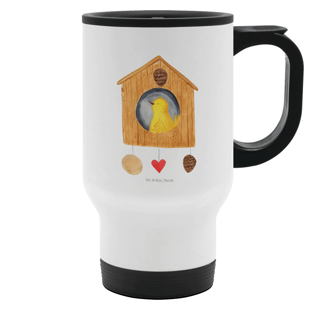 Thermobecher Vogelhaus sweet Home Thermobecher, To Go Becher, Thermotasse, Kaffeebecher, Isolierbecher, Thermobecher To Go, Warmhaltetasse, Edelstahlbecher, Reisebecher, Tasse mit Deckel, Thermobecher für 400 ml, Kaffeetasse zum Mitnehmen, Tasse zum Mitnehmen, Spülmaschinenfest, Tiermotive, Gute Laune, lustige Sprüche, Tiere, Vogelhaus, Vogel, Home sweet Home, Einzug, Umzug, Geschenk, Einzugsgeschenk, Hausbau, Haus
