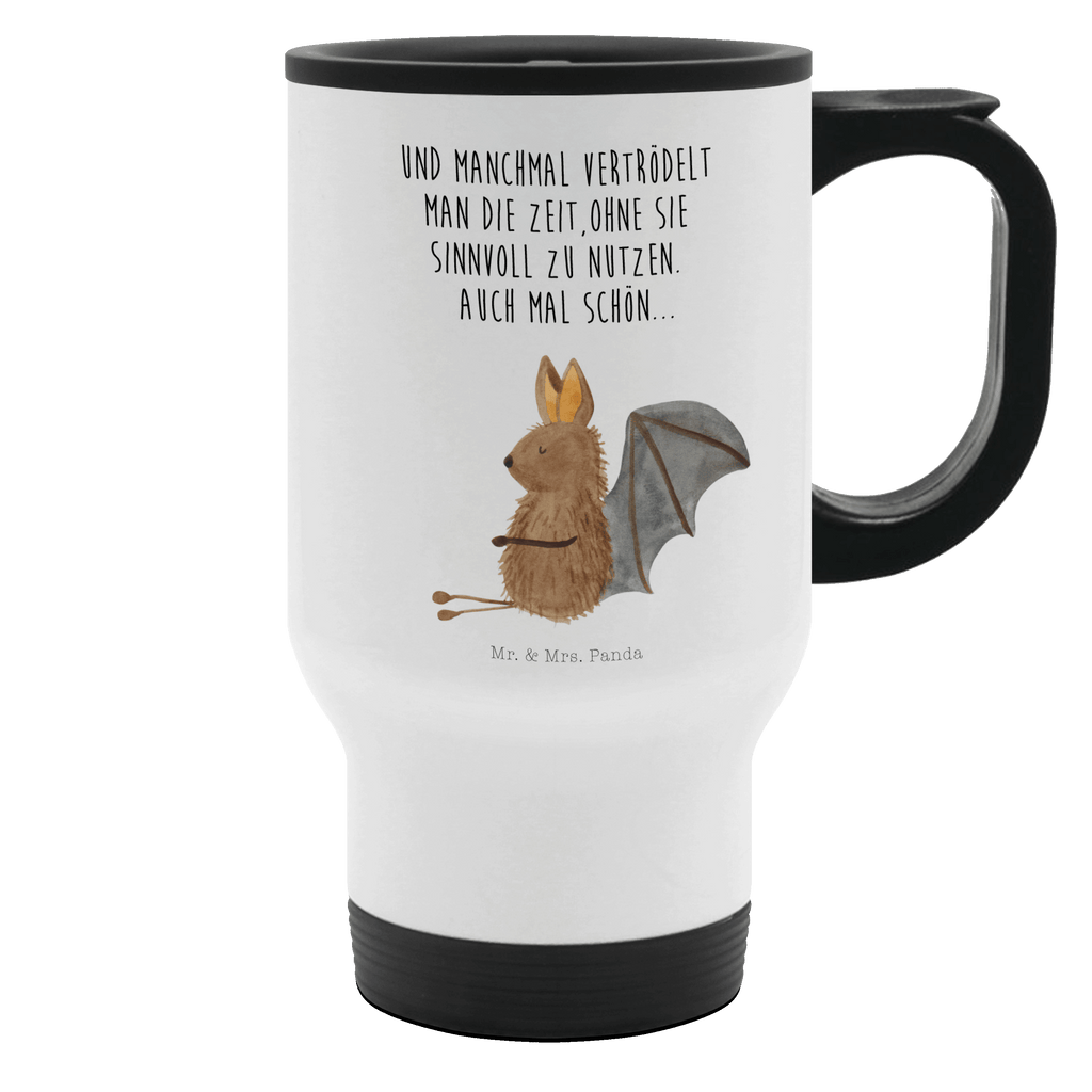 Thermobecher Fledermaus sitzend Thermobecher, To Go Becher, Thermotasse, Kaffeebecher, Isolierbecher, Thermobecher To Go, Warmhaltetasse, Edelstahlbecher, Reisebecher, Tasse mit Deckel, Thermobecher für 400 ml, Kaffeetasse zum Mitnehmen, Tasse zum Mitnehmen, Spülmaschinenfest, Tiermotive, Gute Laune, lustige Sprüche, Tiere, Fledermaus, Fledermäuse, Motivation, entspannen