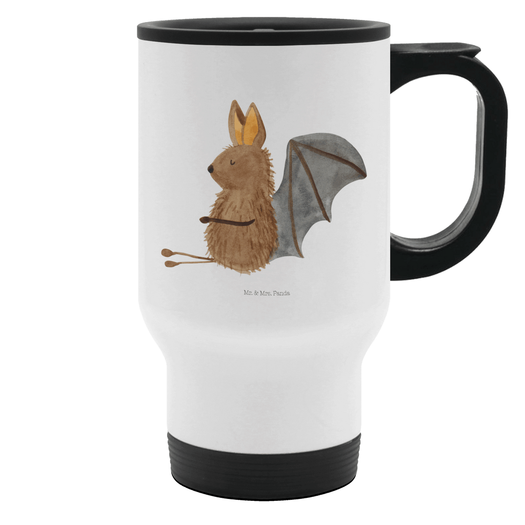 Thermobecher Fledermaus sitzend Thermobecher, To Go Becher, Thermotasse, Kaffeebecher, Isolierbecher, Thermobecher To Go, Warmhaltetasse, Edelstahlbecher, Reisebecher, Tasse mit Deckel, Thermobecher für 400 ml, Kaffeetasse zum Mitnehmen, Tasse zum Mitnehmen, Spülmaschinenfest, Tiermotive, Gute Laune, lustige Sprüche, Tiere, Fledermaus, Fledermäuse, Motivation, entspannen