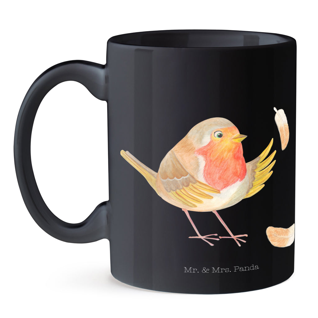 Tasse Rotkehlchen mit Federn What if i fall, Rotkehlchen, Spruch Motivation, Spruch Mut, Vogel, Motivation Sprüche, Motivationsbilder, fliegen  Becher, Kaffeetasse, Kaffeebecher, Tee, Frühstück, Büro  süße Tiermotive, gute Laune, lustige Sprüche, Tiere