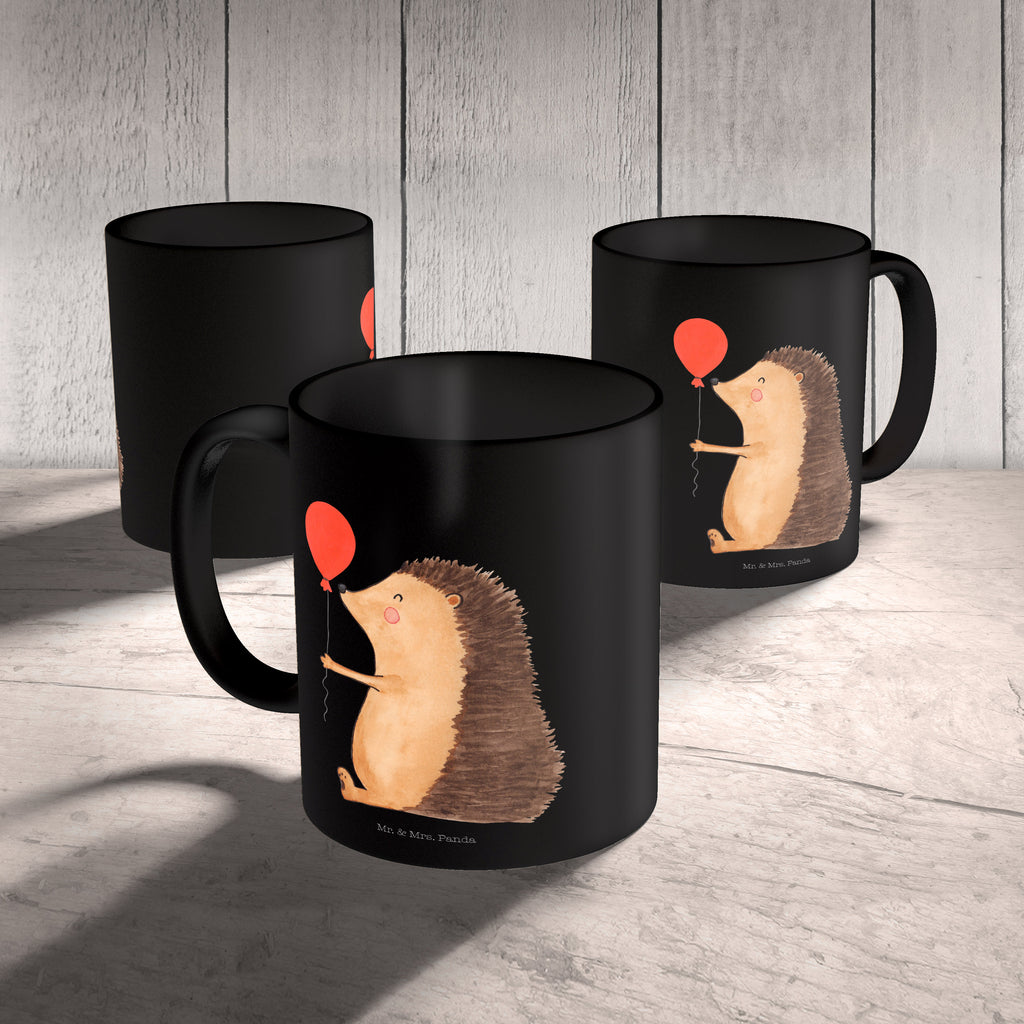 Tasse Igel mit Luftballon Igel, Geburtstag, Herzlichen Glückwunsch, Glückwunsch, Geburtstagskind, Ballon, Happy Birthday Becher, Kaffeetasse, Kaffeebecher, Tee, Frühstück, Büro  süße Tiermotive, gute Laune, lustige Sprüche, Tiere
