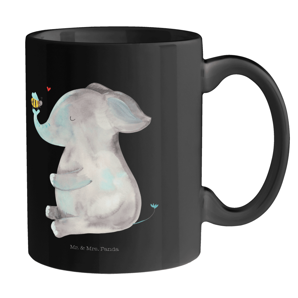 Tasse Elefant & Biene Elefant, Biene, Liebe, Liebesbeweis, Jahrestag, Liebesgeschenk, Heiratsantrag, Hochzeitsgeschenk, Liebesspruch Becher, Kaffeetasse, Kaffeebecher, Tee, Frühstück, Büro  süße Tiermotive, gute Laune, lustige Sprüche, Tiere