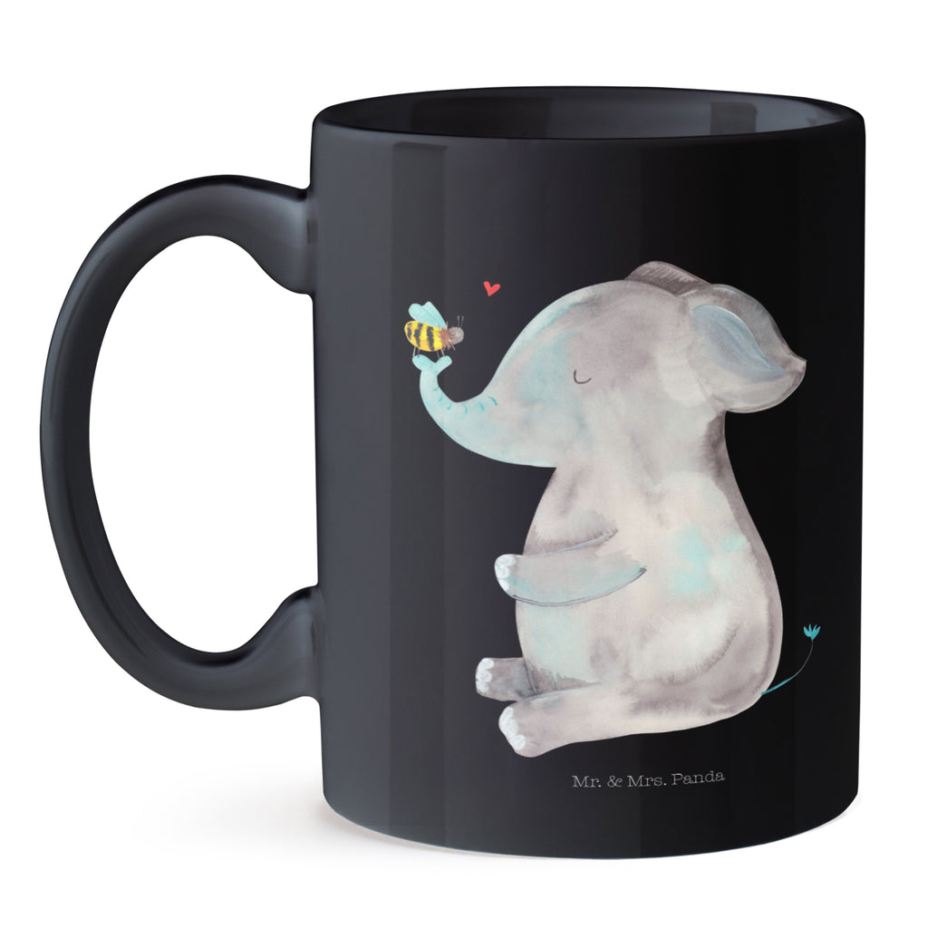 Tasse Elefant & Biene Elefant, Biene, Liebe, Liebesbeweis, Jahrestag, Liebesgeschenk, Heiratsantrag, Hochzeitsgeschenk, Liebesspruch Becher, Kaffeetasse, Kaffeebecher, Tee, Frühstück, Büro  süße Tiermotive, gute Laune, lustige Sprüche, Tiere
