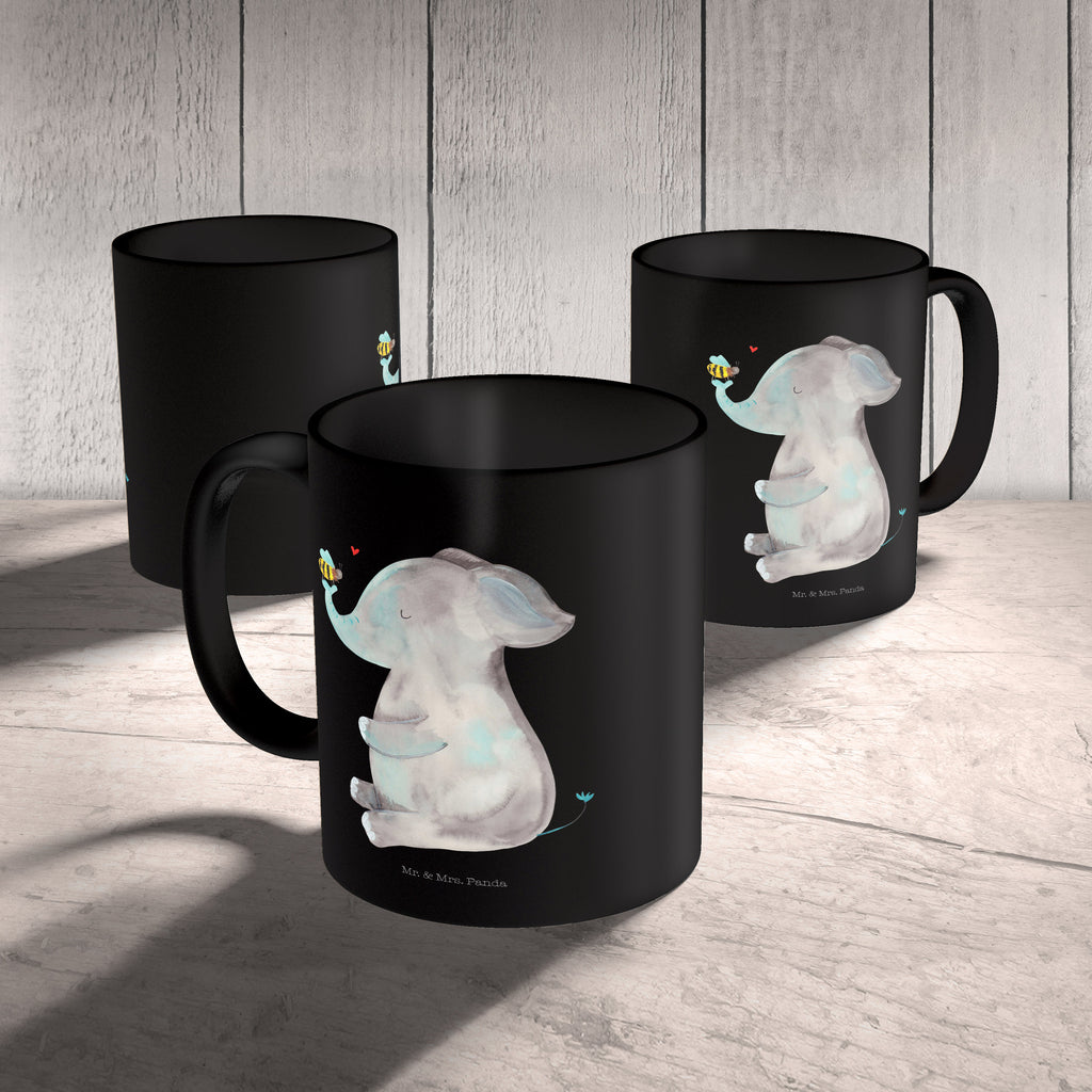 Tasse Elefant & Biene Elefant, Biene, Liebe, Liebesbeweis, Jahrestag, Liebesgeschenk, Heiratsantrag, Hochzeitsgeschenk, Liebesspruch Becher, Kaffeetasse, Kaffeebecher, Tee, Frühstück, Büro  süße Tiermotive, gute Laune, lustige Sprüche, Tiere