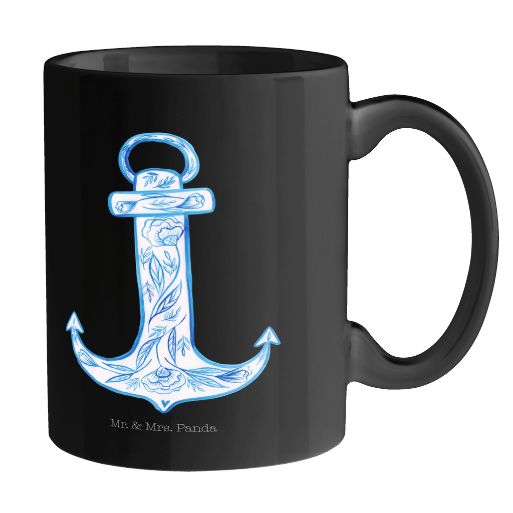 Tasse Anker Blau  Becher, Kaffeetasse, Kaffeebecher, Tee, Frühstück, Büro  süße Tiermotive, gute Laune, lustige Sprüche, Tiere