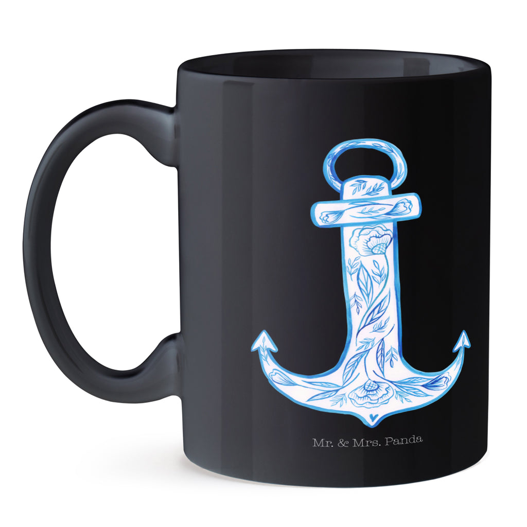 Tasse Anker Blau  Becher, Kaffeetasse, Kaffeebecher, Tee, Frühstück, Büro  süße Tiermotive, gute Laune, lustige Sprüche, Tiere